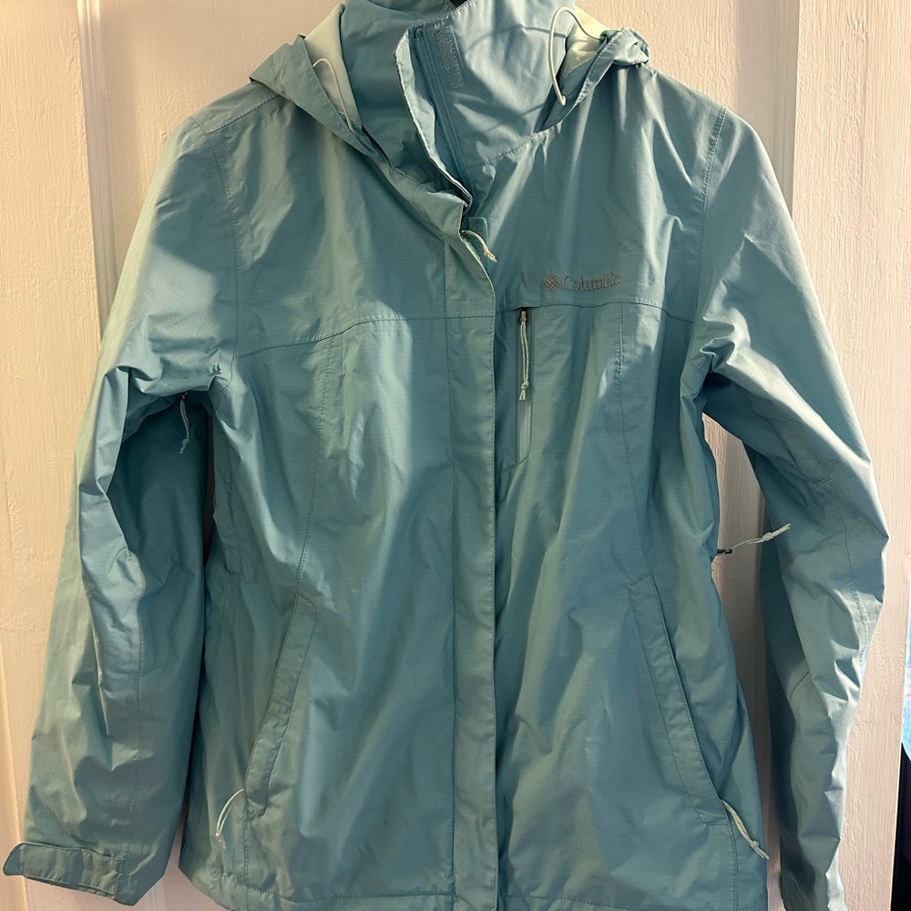 Columbia rain coat XS with hood